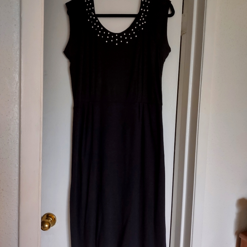 Black embellished Trashy Diva pencil dress size 16